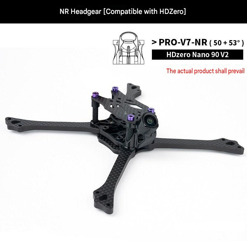 Drone Frame 5 Inch - BCROWFPV PRO-V7 5-Zoll-Renndrohnenrahmen mit T800-Kohlefaserplatte für