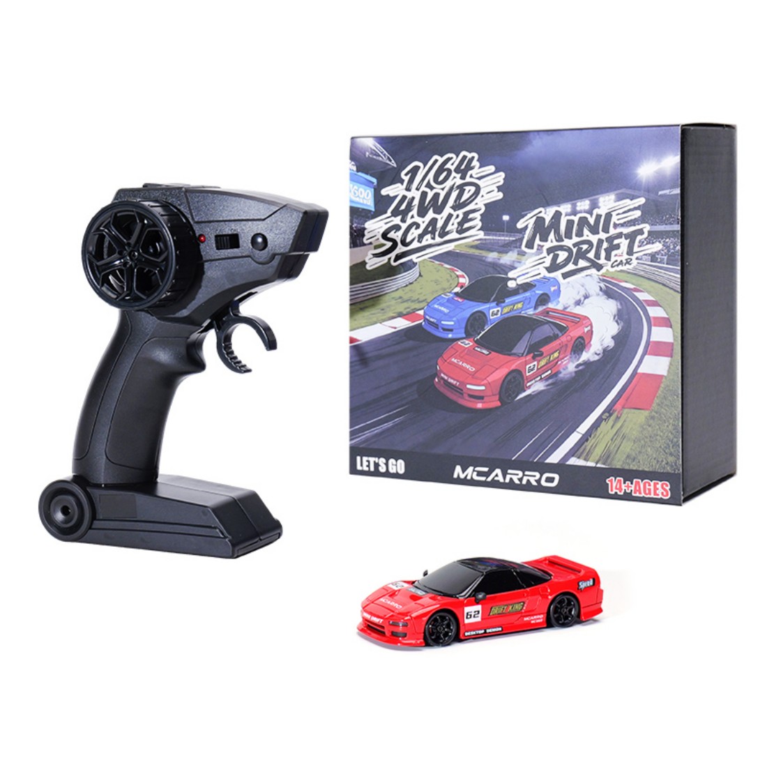 Rc Drift Car Kit - 1/64 Micro RC Drift Auto 2,4G