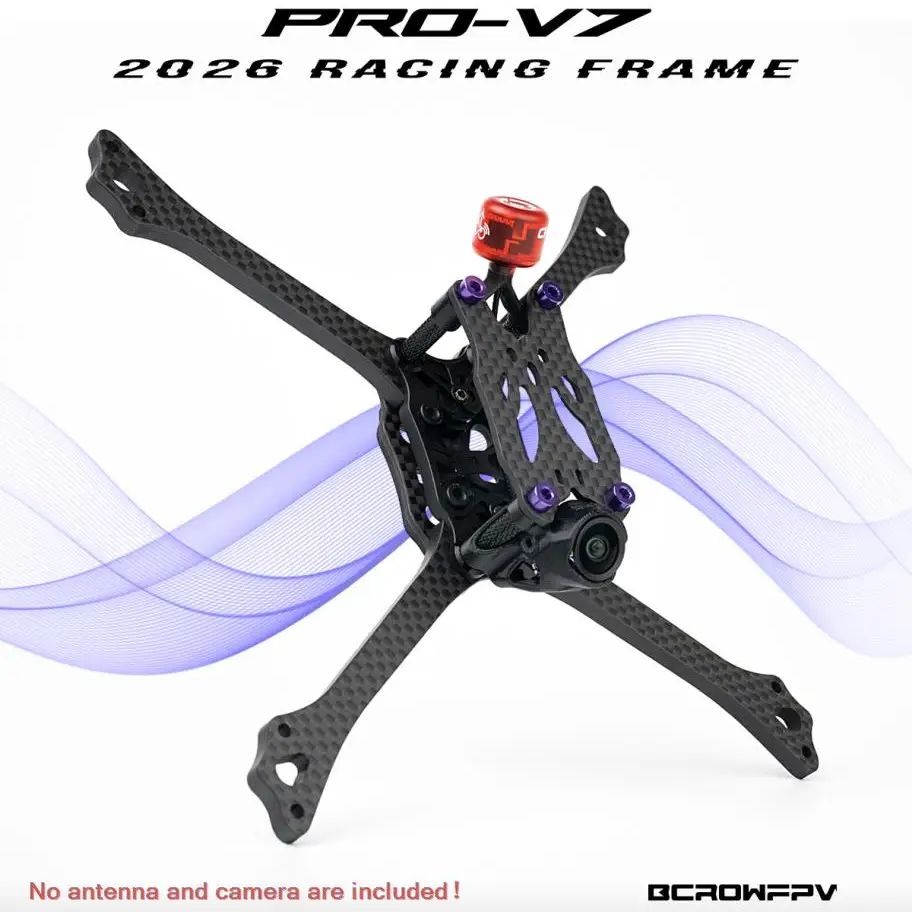 Drone Frame 5 Inch - BCROWFPV PRO-V7 Racing Drone Rahmen Kit