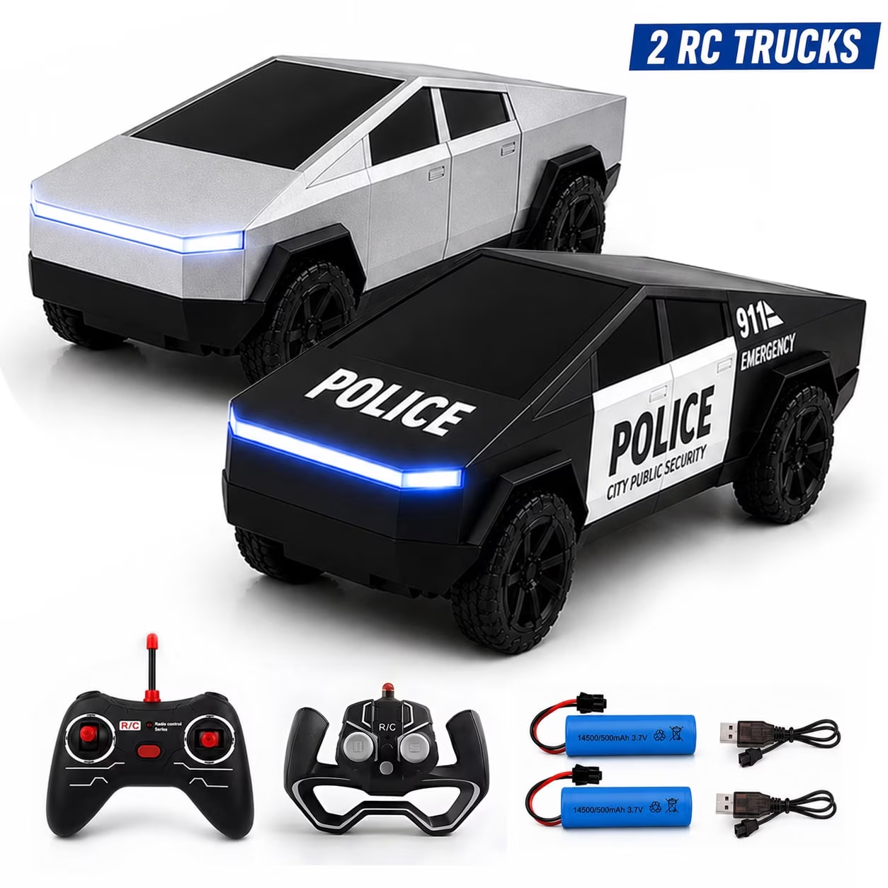 Rc Drift Car Kit - 2er-Set RC Cyber Truck Spielzeug Ferngesteuertes