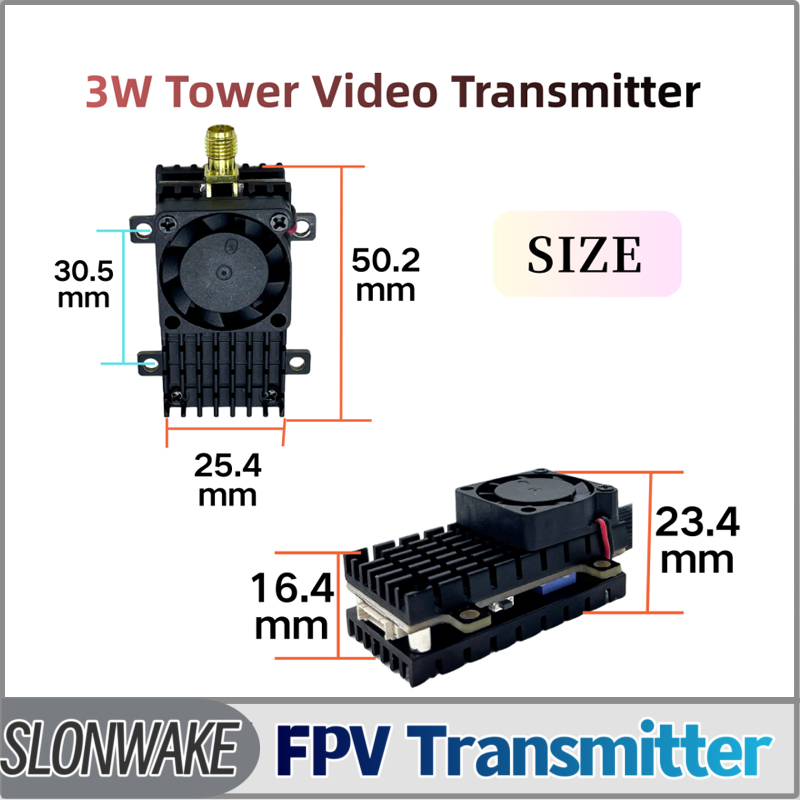 Rc Transmitter - SLONWAKE 5,8G 3000mW Simulation VTX FPV