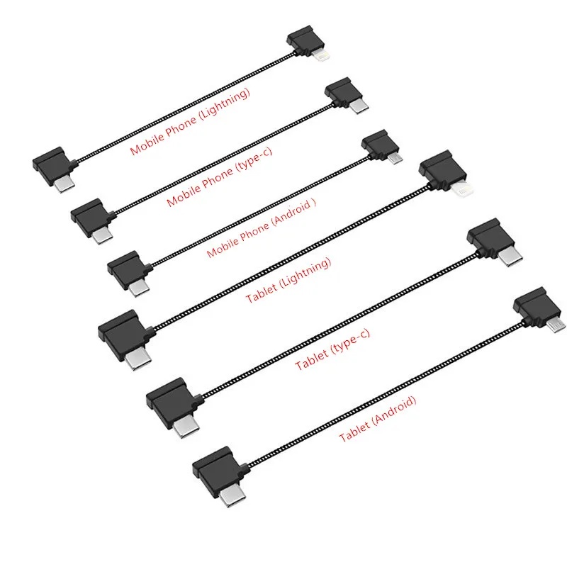 Drone Rc N1 - RC-N1 Fernbedienungs-Datenkabel Telefon-Tablet-Kabel Nylonkabel für DJI