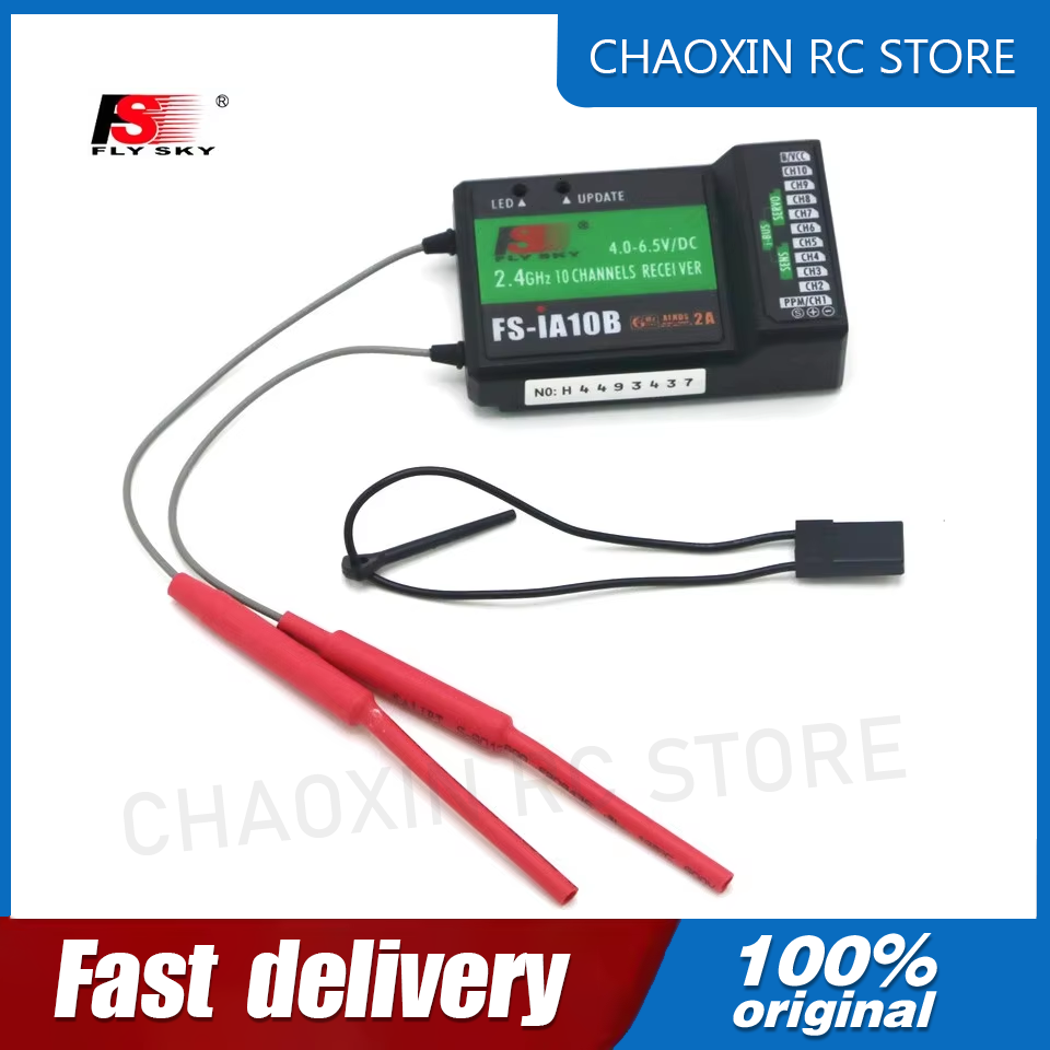 Rc Transmitter - Flysky FS-iA10B 2,4G 10-Kanal-Empfänger mit iBus-Anschluss