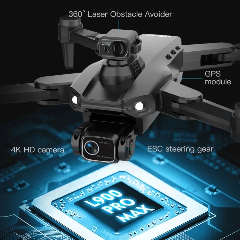 L900 Pro MAX GPS-Drohne 4K Pro – Drone Rc Plegable Bewertung und Preis