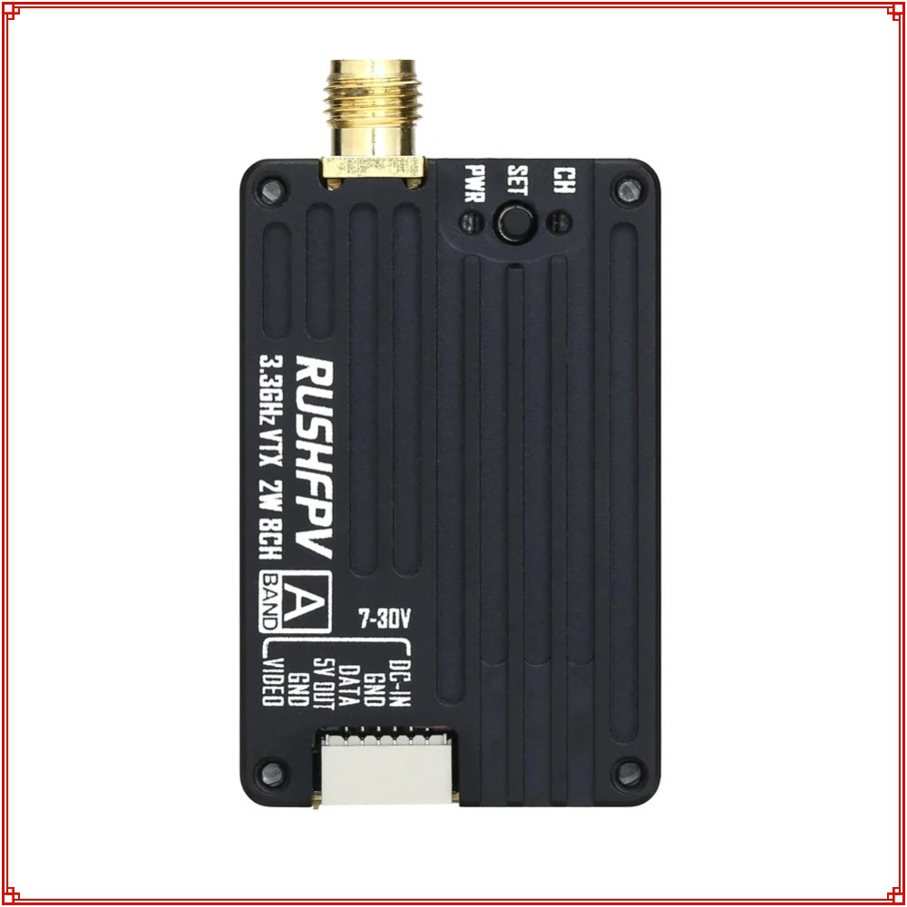 2026 Neuer RUSHFPV 3.3G 2W VTX – Rc Transmitter Bewertung und Preis