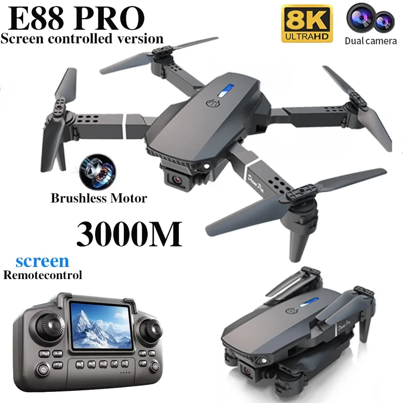 Professionelle E88 PRO Drohne  – Drone Rc Plegable Bewertung und Preis