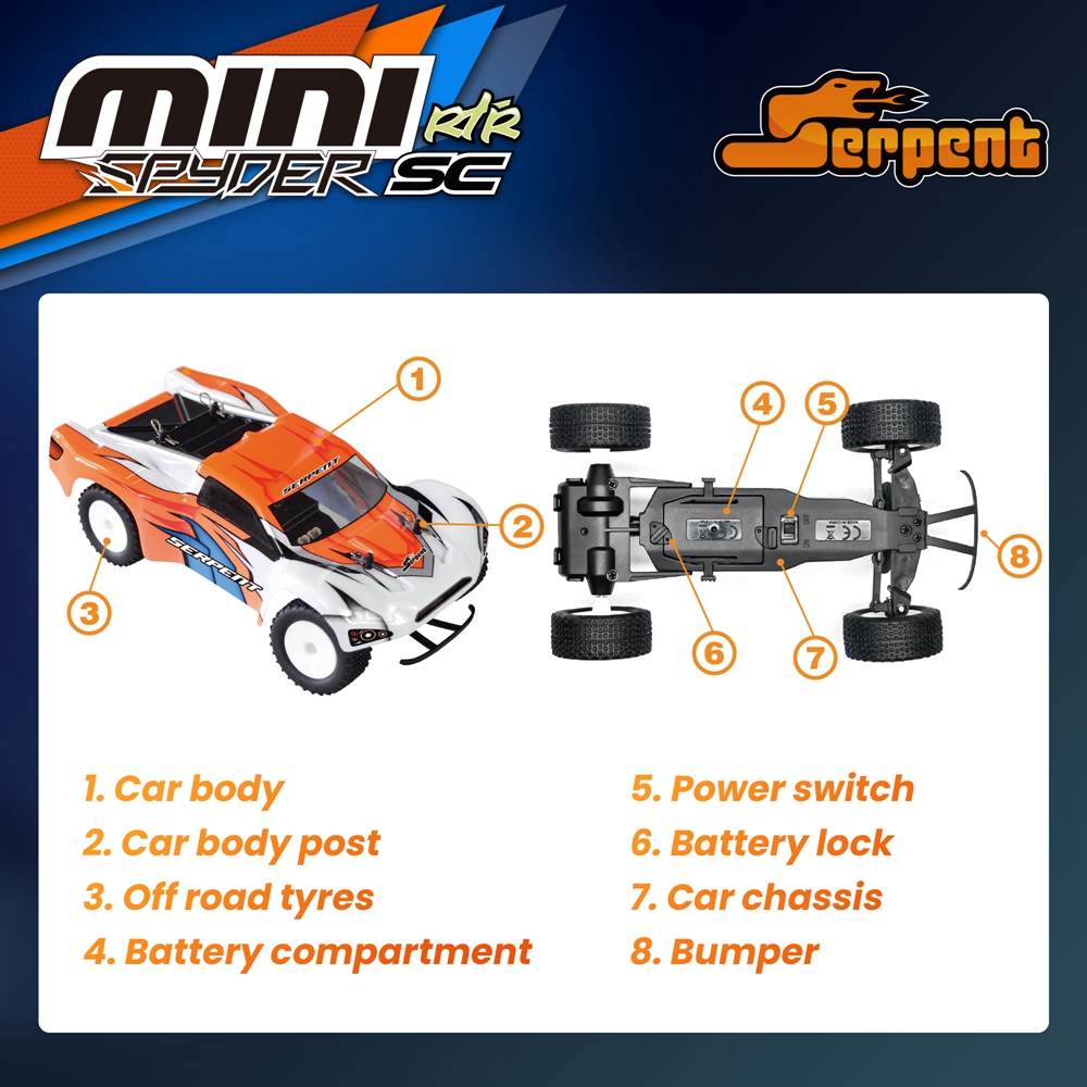 1/24 Serpent Mini RC Auto mit  – Rc Drift Car Kit Bewertung und Preis