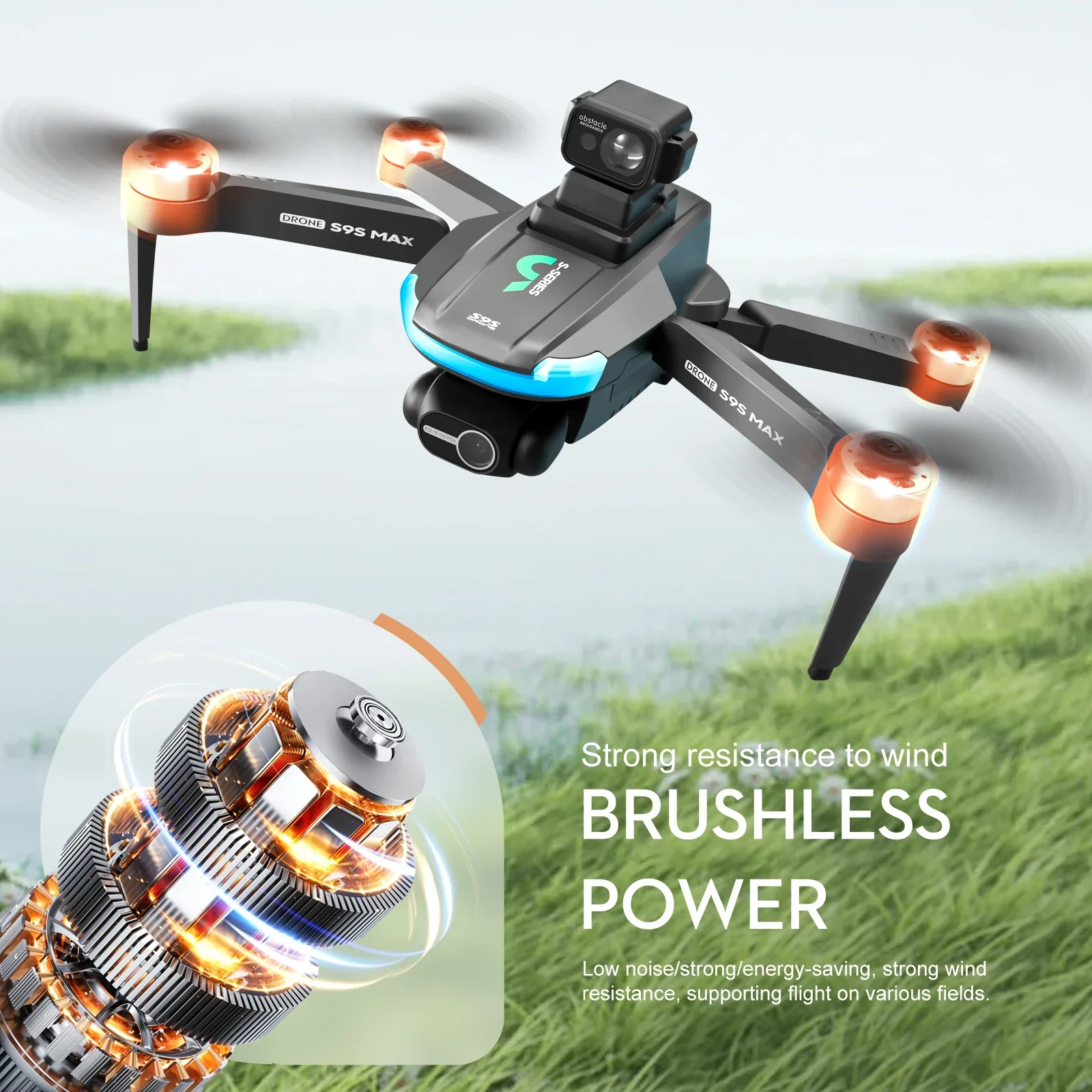 NEUE S9S MAX MINI Drone 4K 2-A – Drone Rc Plegable Bewertung und Preis
