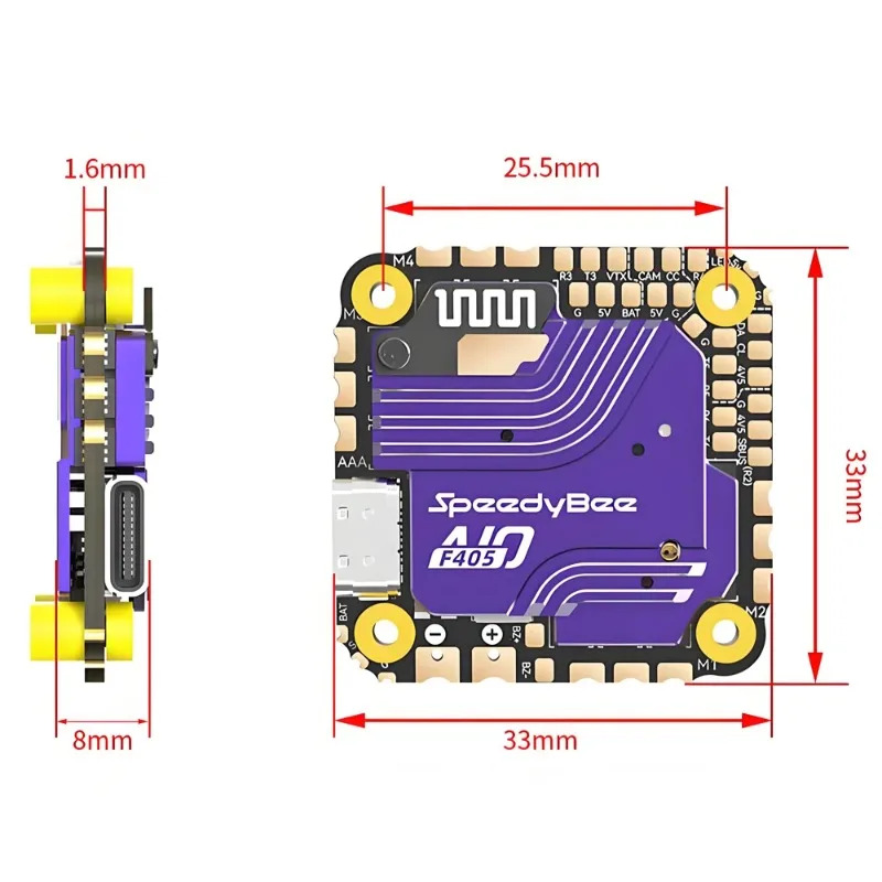 SpeedyBee F405 AIO Flugcontrol – Drone Rc Flight Controller Bewertung und Preis