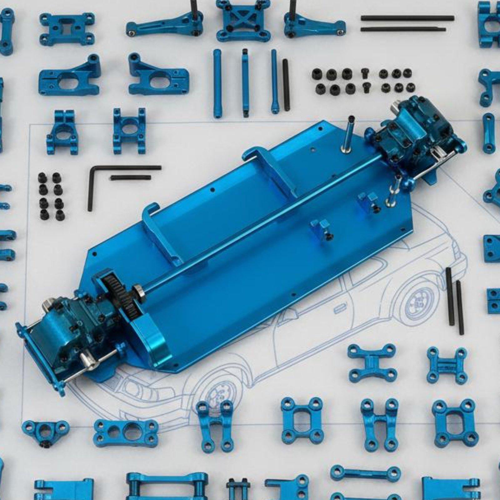 Legierungs-Elektroauto-Rahmenb – Rc Drift Car Kit Bewertung und Preis