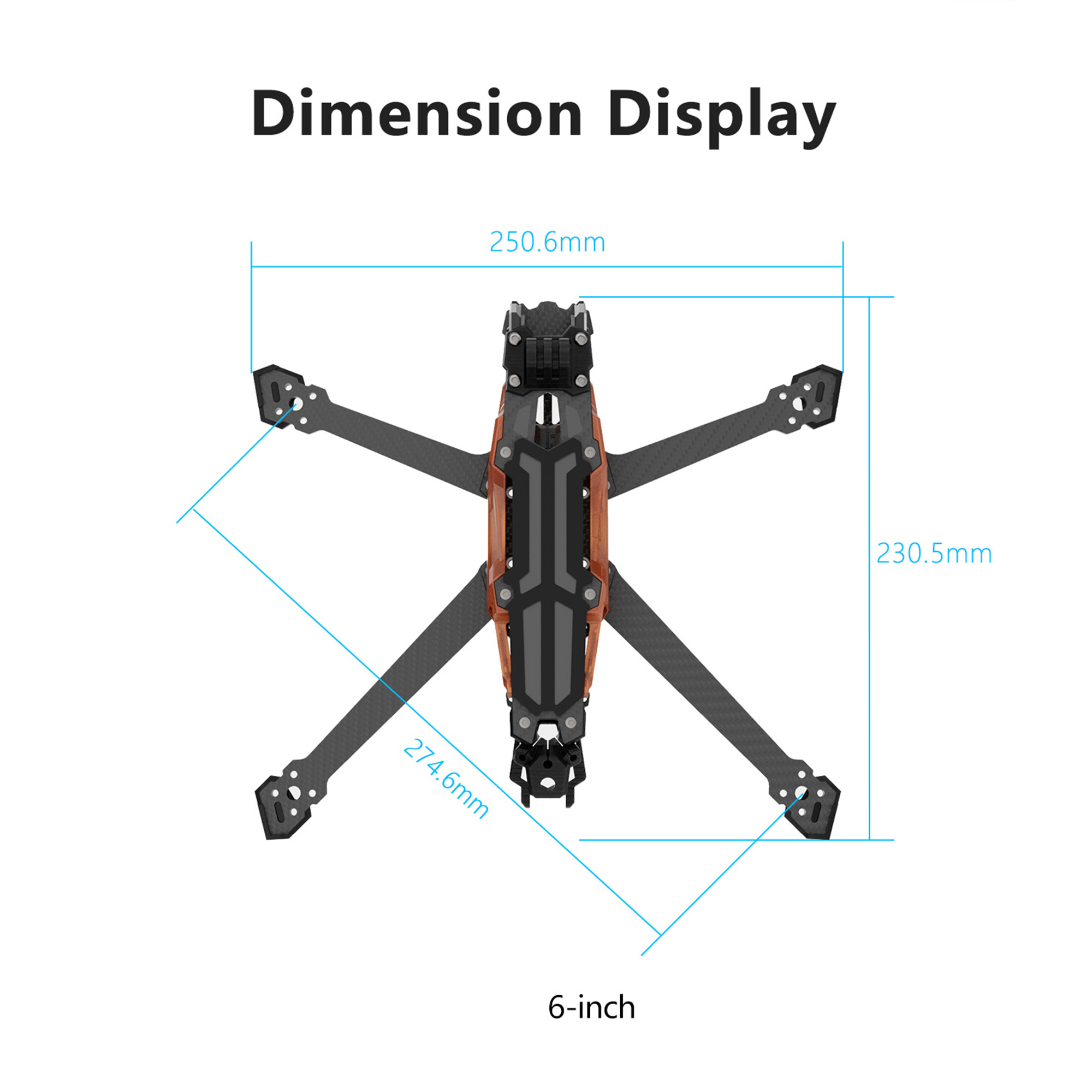 GEPRC GEP-Vapor-D5 D6 O4 Pro C – Drone Frame 5 Inch Bewertung und Preis