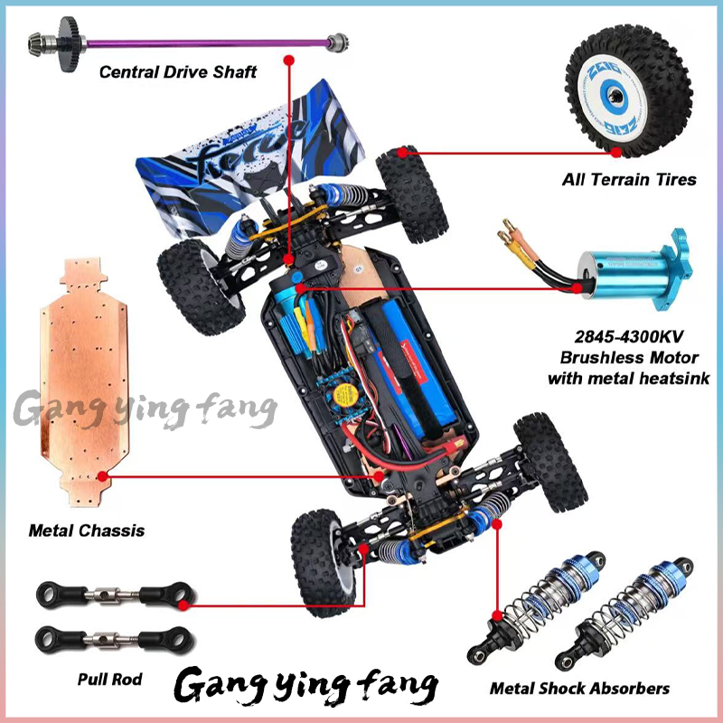 1/12 124017 Wltoys -V8 2,4G Ra – Rc Drift Car Kit Bewertung und Preis