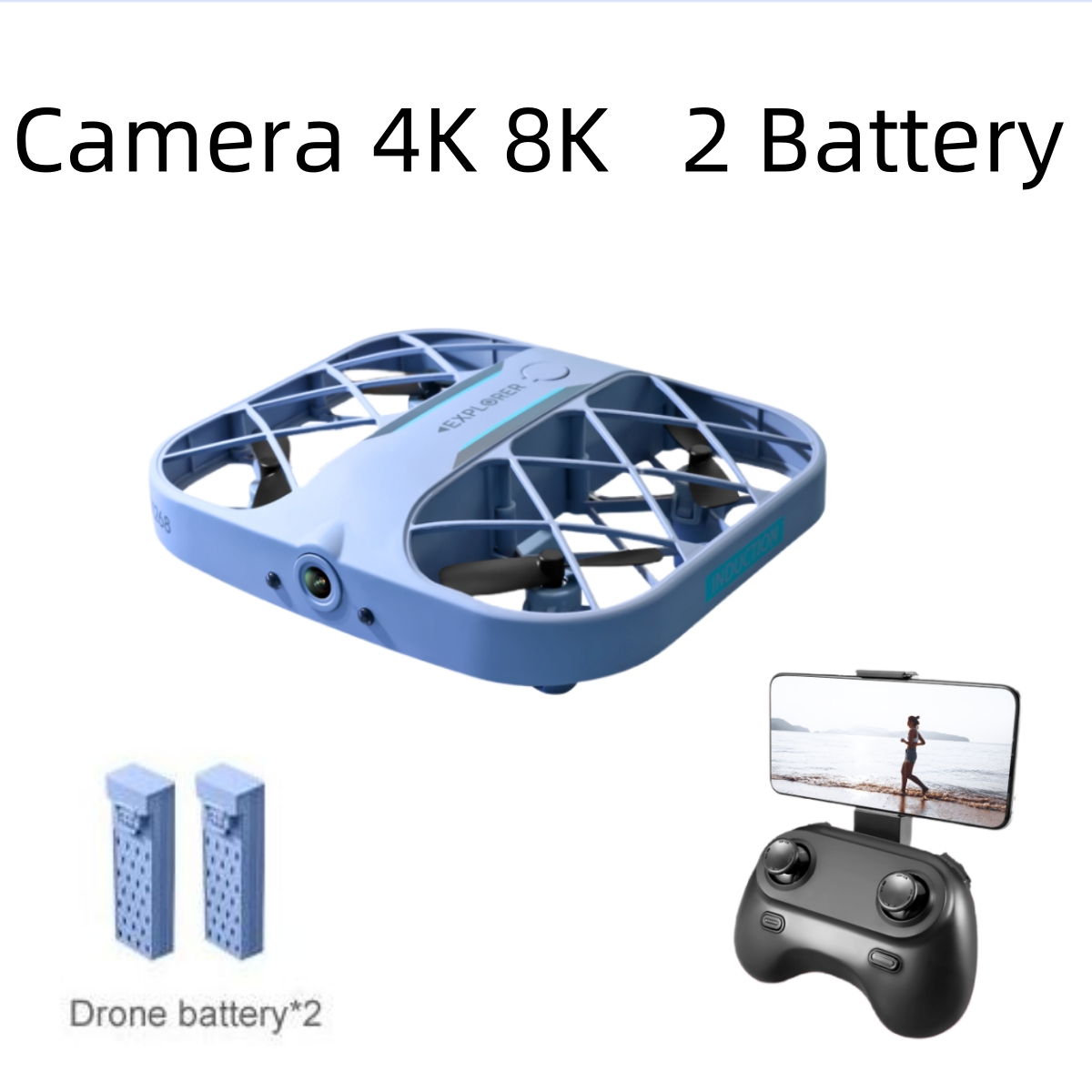 JJRC H107 FPV RC-Drohne mit 2  – Drone Rc Plegable Bewertung und Preis